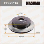 Тормозной диск Masuma задний, арт. BD-7204 Тормозной диск Masuma задний, арт. BD-7204