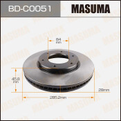Тормозной диск Masuma передний, арт. BD-C0051 Тормозной диск Masuma передний, арт. BD-C0051