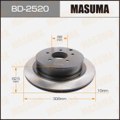 Тормозной диск Masuma задний, арт. BD-2520 Тормозной диск Masuma задний, арт. BD-2520