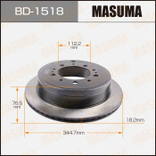 Тормозной диск Masuma задний, арт. BD-1518 Тормозной диск Masuma задний, арт. BD-1518
