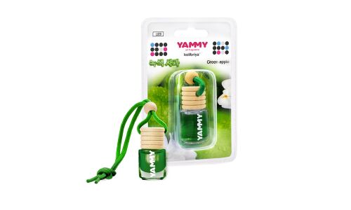 Ароматизатор подвесной Yammy Green Apple (Зеленое яблоко), жидкий, арт. L020