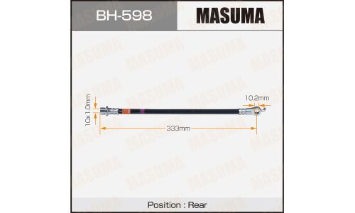 Шланг тормозной MASUMA T- /rear/ LAND CRUISER UZJ200