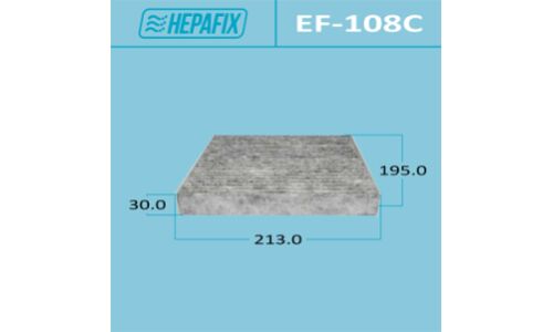 Фильтр салонный Hepafix AC-108 угольный, арт. EF-108C