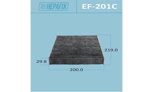 Фильтр салонный Hepafix AC-201 угольный, арт. EF-201C