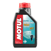 Масло для лодочных моторов MOTUL Outboard Tech 10w40 полусинтетическое, API SL, 4-тактное, 1л, арт. 106397