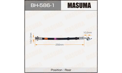 Шланг тормозной Masuma для Nissan Teana, задний, правый, арт. BH-586-1