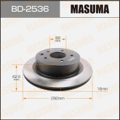 Тормозной диск Masuma задний, арт. BD-2536 Тормозной диск Masuma задний, арт. BD-2536
