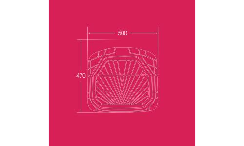Коврики универсальные CARFORT ROVERS 1 для заднего ряда, черный цвет, ванночка, 2шт