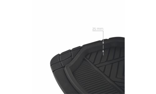 Коврики универсальные CARFORT ROVERS 7 для заднего ряда, черный цвет, ванночка, 2шт