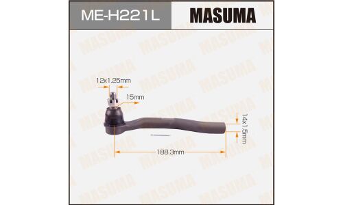 Наконечник рулевой тяги Masuma, левый, арт. ME-H221L