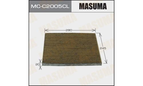 Фильтр салонный Masuma AC-0208 угольный, арт. MC-C2005CL