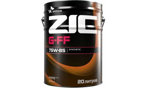Масло трансмиссионное ZIC G-FF 75w85, синтетическое, API GL-4, для МКПП, 20л, арт. 192626