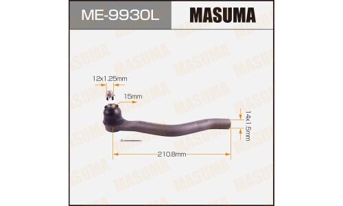 Наконечник рулевой тяги Masuma, левый, арт. ME-9930L