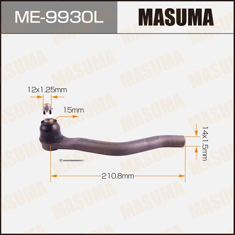 

Наконечник рулевой тяги MASUMA CIVIC Rus 12- LH