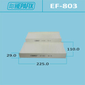 Фильтр салонный Hepafix AC-803, арт. EF-803 Фильтр салонный Hepafix AC-803, арт. EF-803