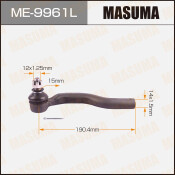 Наконечник рулевой тяги Masuma, для Suzuki Swift, арт. ME-9961L