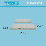 Фильтр салонный Hepafix, арт. EF-529 Фильтр салонный Hepafix, арт. EF-529