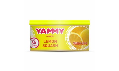 Ароматизатор на торпедо Yammy Lemon Squash (Лимонная свежесть), с растительным наполнителем, баночка 42г, арт. D013