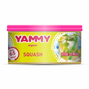 Ароматизатор на торпедо Yammy Squash (Свежесть), с растительным наполнителем, баночка 42г, арт. D012 Ароматизатор на торпедо Yammy Squash (Свежесть), с растительным наполнителем, баночка 42г, арт. D012
