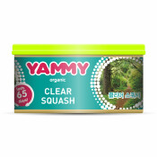 Ароматизатор на торпедо Yammy Clear Squash (Свежесть), с растительным наполнителем, баночка 42г, арт. D014 Ароматизатор на торпедо Yammy Clear Squash (Свежесть), с растительным наполнителем, баночка 42г, арт. D014