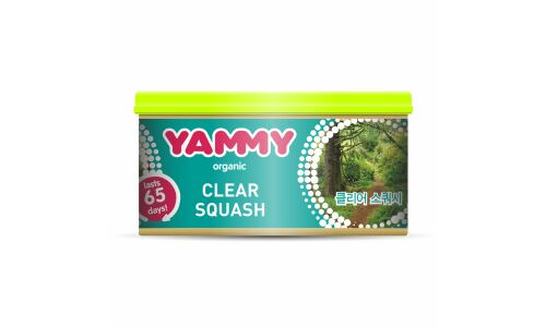 Ароматизатор на торпедо Yammy Clear Squash (Свежесть), с растительным наполнителем, баночка 42г, арт. D014