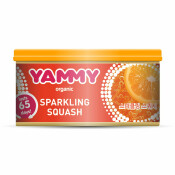 Ароматизатор на торпедо Yammy Sparkling Squash (Свежесть), с растительным наполнителем, баночка 42г, арт. D015 Ароматизатор на торпедо Yammy Sparkling Squash (Свежесть), с растительным наполнителем, баночка 42г, арт. D015