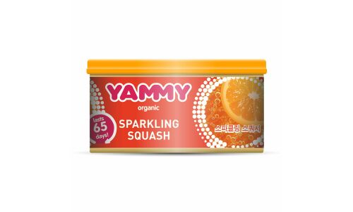 Ароматизатор на торпедо Yammy Sparkling Squash (Свежесть), с растительным наполнителем, баночка 42г, арт. D015