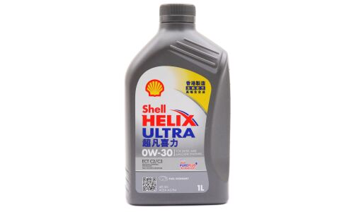 Масло моторное Shell Helix Ultra ECT 0w30, синтетическое, API SN, ACEA C2/C3, универсальное, 1л, арт. 550046358