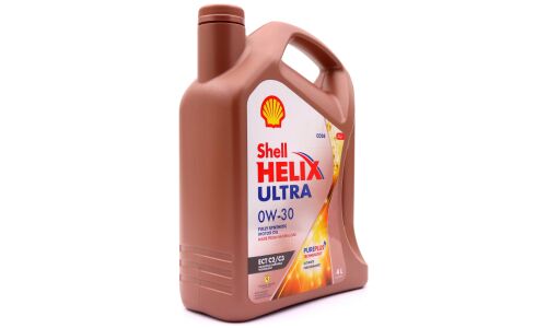 Масло моторное Shell Helix Ultra ECT 0w30, синтетическое, API SN, ACEA C2/C3, универсальное, 4л, арт. 550046375