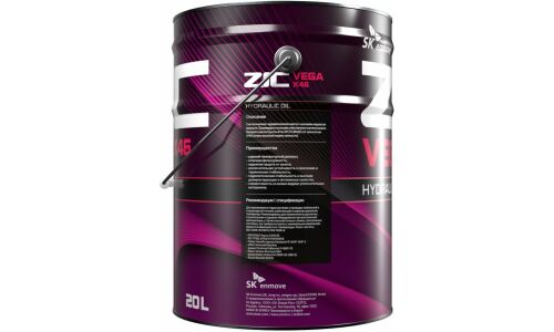 Масло гидравлическое ZIC Vega X 46, синтетическое, 20л, арт. 192637