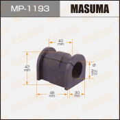 Втулка стабилизатора Masuma, арт. MP-1193