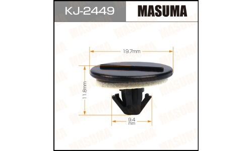 Клипса крепёжная накладок крыла Masuma, для Lexus, Toyota, арт. KJ-2449