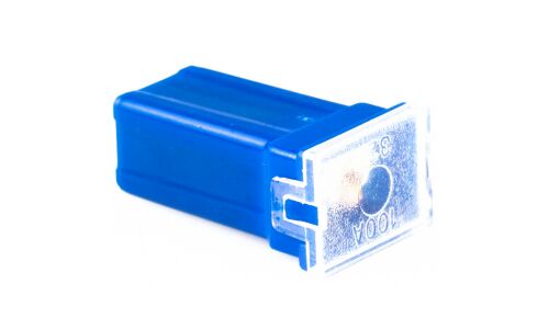 Предохранитель автомобильный Masuma, кассетный, мама (PAL MINI FJ10), синий, 100А, комплект 20 шт, арт. FS-031