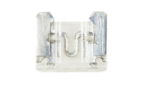 Предохранитель автомобильный Masuma, флажковый, мини (LOW PROFILE MINI FL), прозрачный, 25А, комплект 100 шт, арт. FS-051