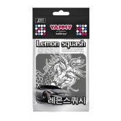 Ароматизатор подвесной Yammy «Квадрат» Lemon Squash (Лимонная свежесть), картон с пропиткой, арт. J011 Ароматизатор подвесной Yammy «Квадрат» Lemon Squash (Лимонная свежесть), картон с пропиткой, арт. J011