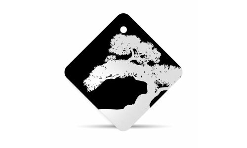 Ароматизатор подвесной Yammy «Квадрат» Fresh Berries (Свежие ягоды), картон с пропиткой, арт. J019