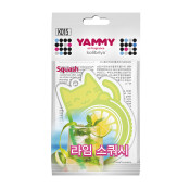 Ароматизатор подвесной Yammy «Котик» Squash (Свежесть), картон с пропиткой, арт. K015 Ароматизатор подвесной Yammy «Котик» Squash (Свежесть), картон с пропиткой, арт. K015