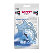 Ароматизатор подвесной Yammy «Котик» Marine Squash (Морская свежесть), картон с пропиткой, арт. K016 Ароматизатор подвесной Yammy «Котик» Marine Squash (Морская свежесть), картон с пропиткой, арт. K016