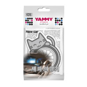 Ароматизатор подвесной Yammy «Котик» New Car (Новая машина), картон с пропиткой, арт. K018 Ароматизатор подвесной Yammy «Котик» New Car (Новая машина), картон с пропиткой, арт. K018