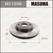 Тормозной диск Masuma передний, арт. BD-1246 Тормозной диск Masuma передний, арт. BD-1246