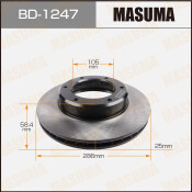 Тормозной диск Masuma передний, арт. BD-1247 Тормозной диск Masuma передний, арт. BD-1247