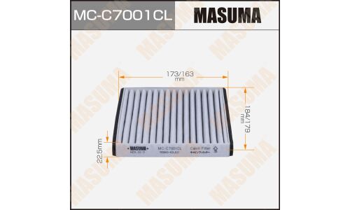 Фильтр салонный Masuma угольный, арт. MC-C7001CL