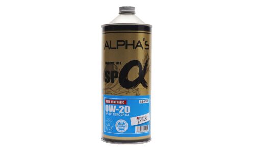 Масло моторное ALPHA'S 0w20 синтетическое, API SP, ILSAC GF-6A, для бензинового двигателя, 1л, арт. 809441