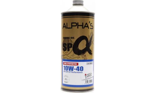 Масло моторное ALPHA'S 10w40 синтетическое, SP/CF, для бензинового двигателя, 1л, арт. 809641
