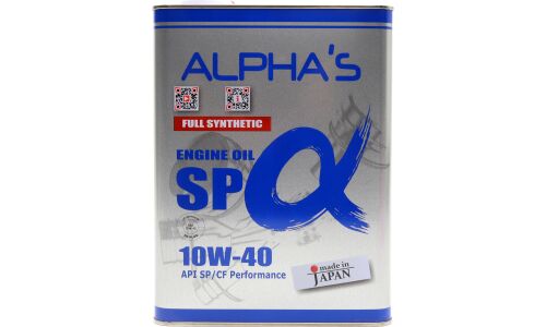 Масло моторное ALPHA'S 10w40 синтетическое, SP/CF, для бензинового двигателя, 4л, арт. 809644