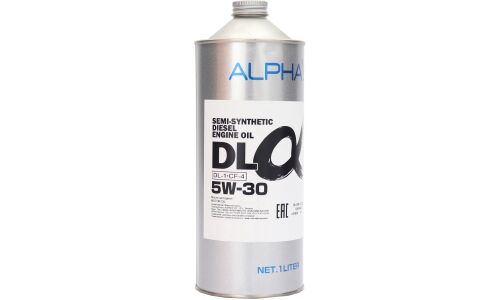 Масло моторное ALPHA'S 5w30 полусинтетическое, API CF-4, JASO DL-1, для дизельного двигателя, 1л, арт. 792340
