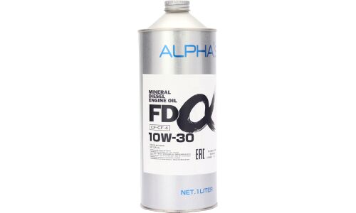 Масло моторное ALPHA'S 10w30 минеральное, CF-4, для дизельного двигателя, 1л, арт. 794741