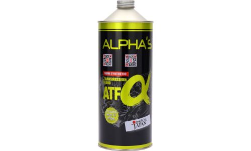 Масло трансмиссионное ALPHA'S ATF Wide 3-D, полусинтетическое, универсальное, для АКПП, 1л, арт. 792400