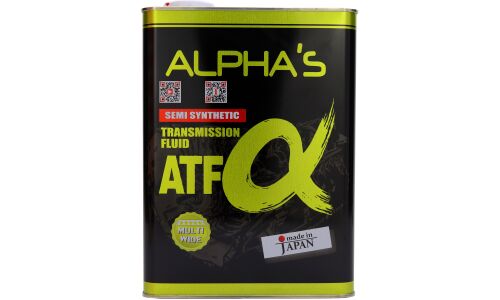 Масло трансмиссионное ALPHA'S ATF Wide 3-D, полусинтетическое, универсальное, для АКПП, 4л, арт. 792401