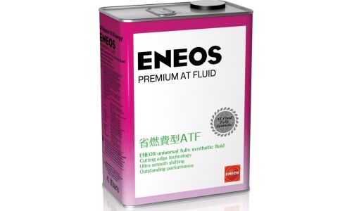 Масло трансмиссионное Eneos Premium AT Fluid, синтетическое, универсальное, для АКПП, 4л, арт. 8809478942032
